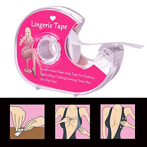 Boob Body Tape Clear Fabric Strong Double Sided Tape for Clothes D...
