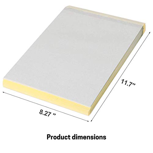 Tattoo Transfer Paper - 100 Sheets Thermal Tattoo Stencil Paper 4 ...