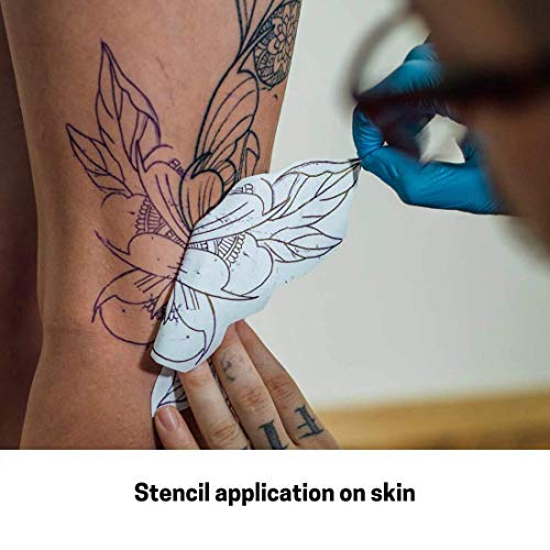 Tattoo Transfer Paper - 100 Sheets Thermal Tattoo Stencil Paper 4 ...