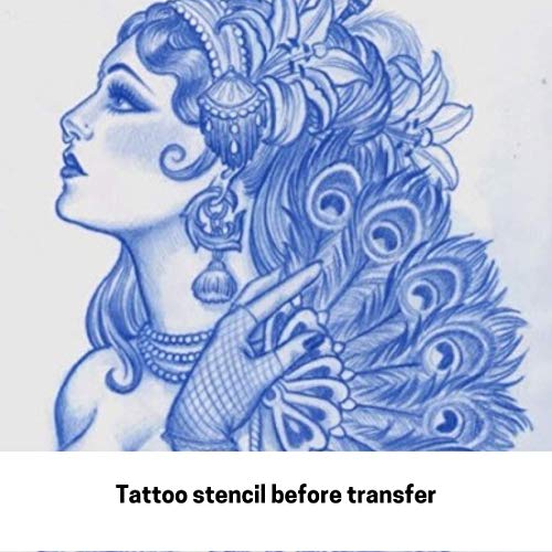 Tattoo Transfer Paper - 100 Sheets Thermal Tattoo Stencil Paper 4 ...