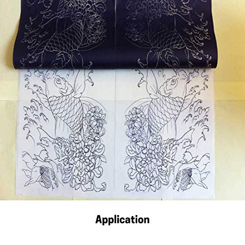 Tattoo Transfer Paper - 100 Sheets Thermal Tattoo Stencil Paper 4 ...