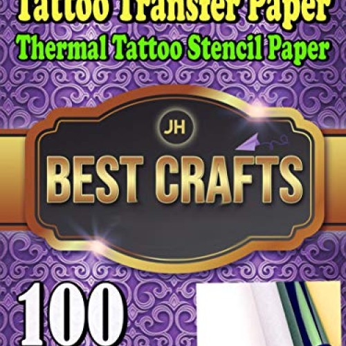 Tattoo Transfer Paper - 100 Sheets Thermal Tattoo Stencil Paper 4 ...