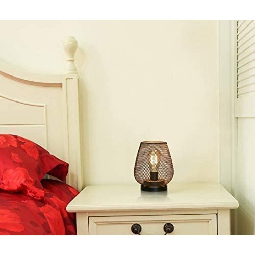 JHY DESIGN Set of 2 Metal Cage LED Lantern Battery Powered Cordles...