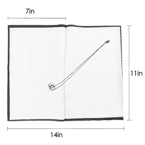2 Pack Large Size Silver Polishing Cloth - 11 X 14 Silver Polish...
