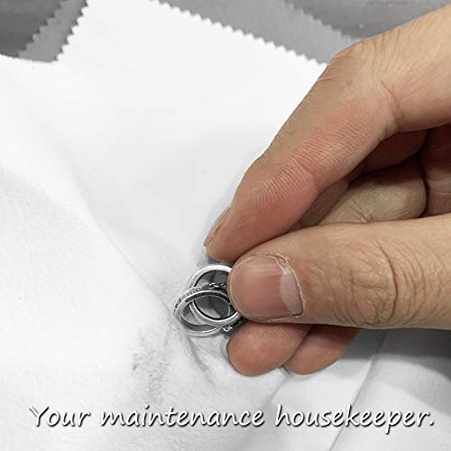 2 Pack Large Size Silver Polishing Cloth - 11 X 14 Silver Polish...