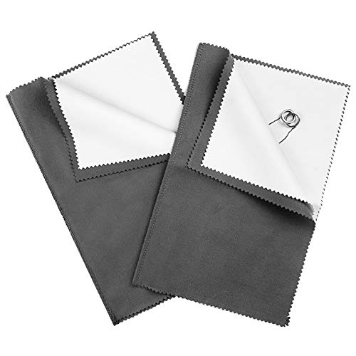 2 Pack Large Size Silver Polishing Cloth - 11 X 14 Silver Polish...