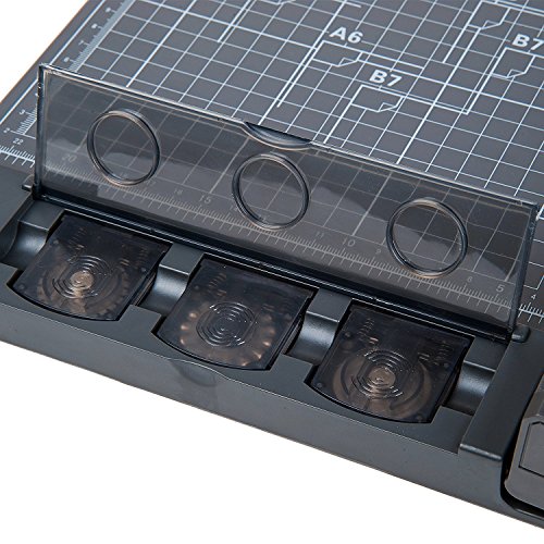 Jielisi 3-Way 12.6 Inch A4 size Rotary Trimmer Cutter Perforate ...