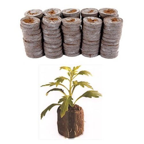 100 Count- Jiffy 36 MM Peat Soil Pellets