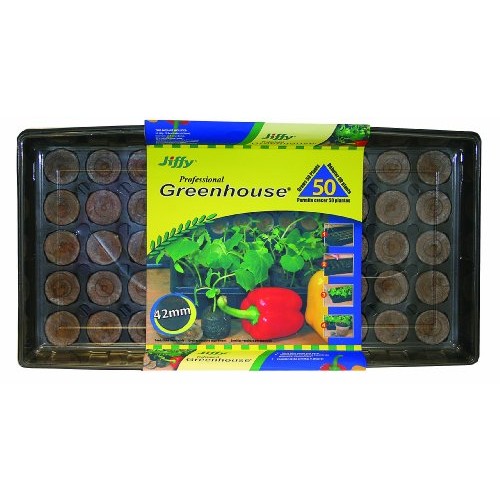 Jiffy 5718 Professional Greenhouse 50-Plant Starter Kit
