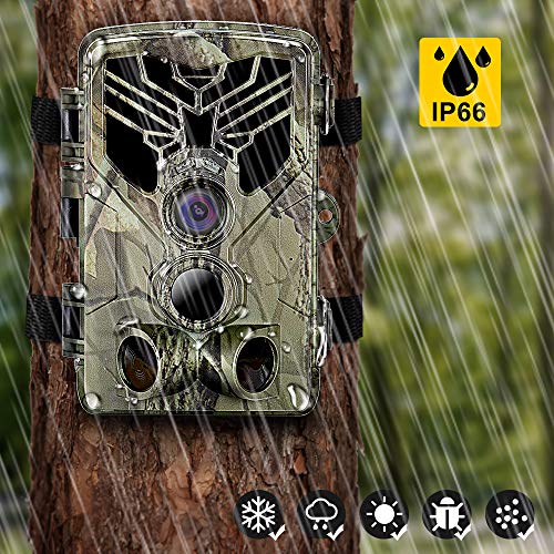 JINDUN WiFi Trail Camera 20MP 1080P Night Vision Motion Activated,...