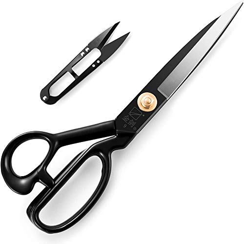 Sewing Scissors, 9 Inch Fabric Dressmaking Scissors Heavy Duty She...