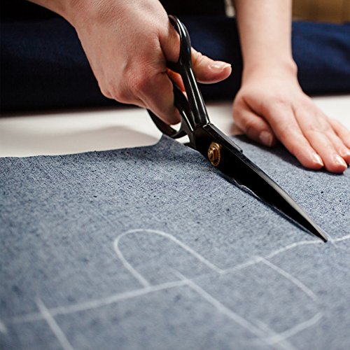 Sewing Scissors, Professional 10 Inch Fabric Dressmaking Scissors ...