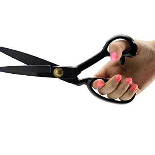 Sewing Scissors, Professional 10 Inch Fabric Dressmaking Scissors ...