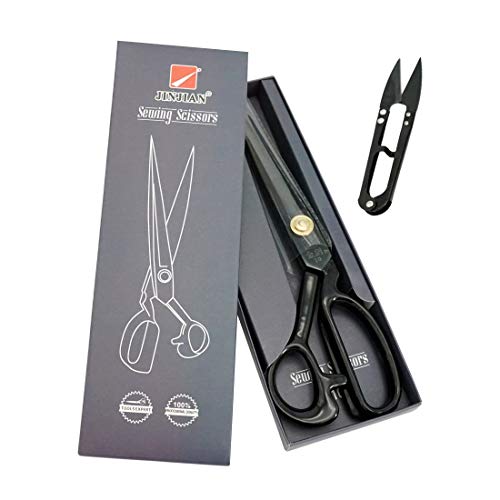 Sewing Scissors, Professional 10 Inch Fabric Dressmaking Scissors ...