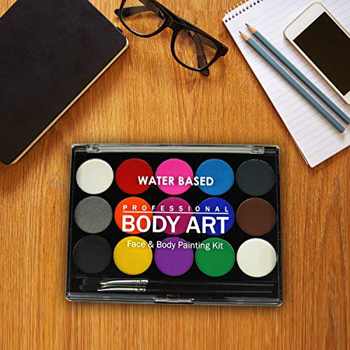 Face Paint Kit for Kids, Professional Quality Face & Body Paint, H...