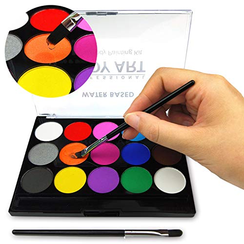 Face Paint Kit for Kids, Professional Quality Face & Body Paint, H...