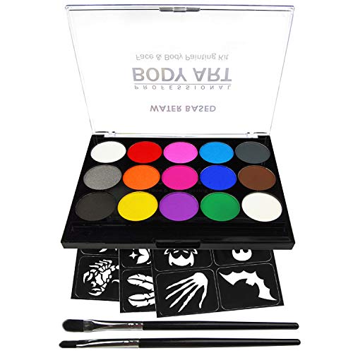 Face Paint Kit for Kids, Professional Quality Face & Body Paint, H...