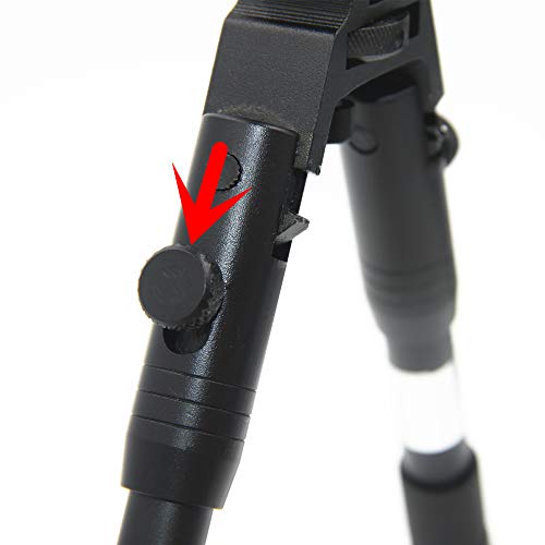 JINSE Clamp-on Bipod,6.2-6.7 Inches Dragons Claw Universal Foldabl...