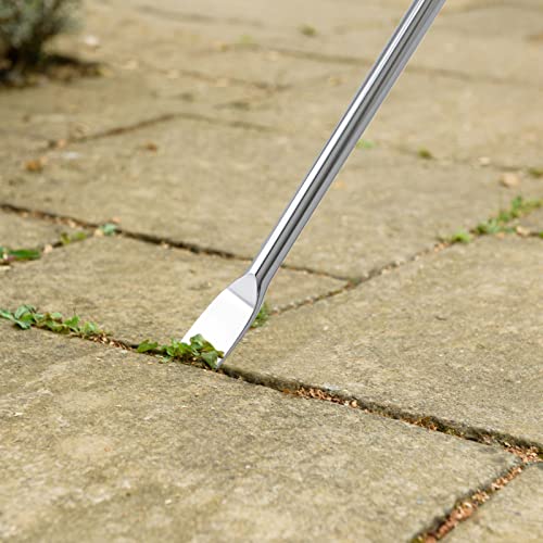 Jiozermi 1 Pieces Hand Weed Puller Tool, Stainless Steel Pronged G...