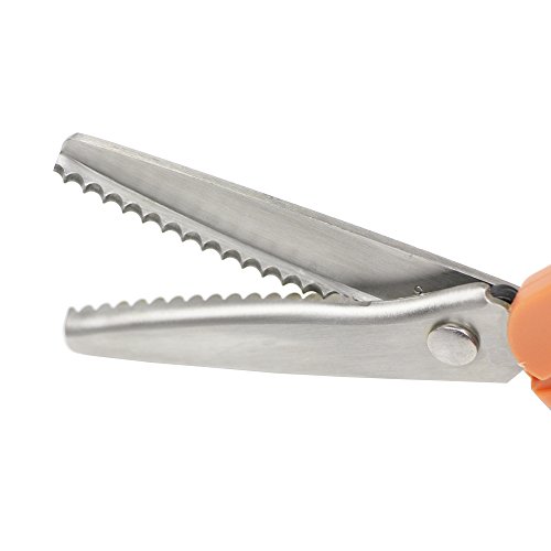 JISTL Pinking Shears for Fabric, Stainless Steel Handled Professio...