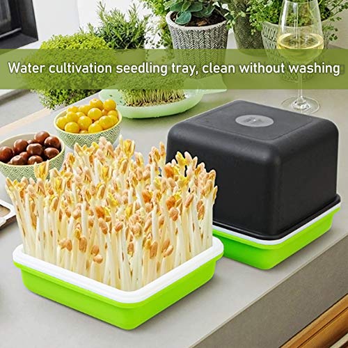 Jitnetiy Seed Sprouter Tray Bean Sprout Grower Seedling Tray Sprou...