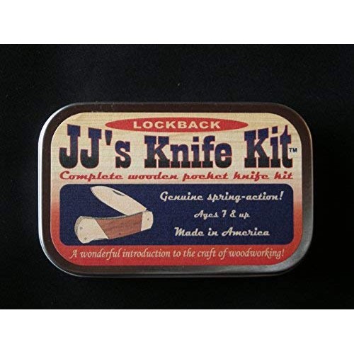 JJs LockBack Wooden Pocket Knife Kit - Great for teaching proper ...