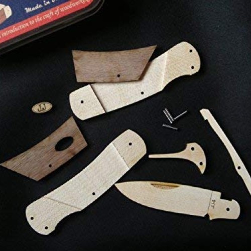 JJs LockBack Wooden Pocket Knife Kit - Great for teaching proper ...