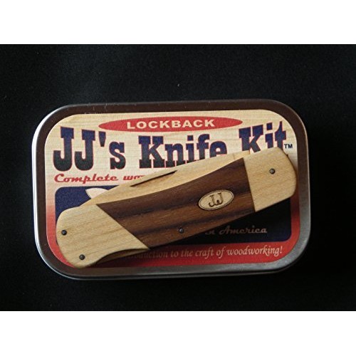 JJs LockBack Wooden Pocket Knife Kit - Great for teaching proper ...