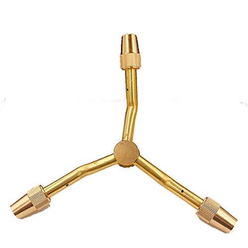 JJZXZQ Garden Sprinklers, 360° Rotating Lawn Sprinkler with 3 Arms...