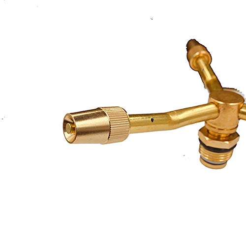 JJZXZQ Garden Sprinklers, 360° Rotating Lawn Sprinkler with 3 Arms...
