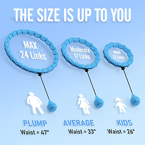 JKSHMYT Weighted Hula Hoops for Adults Weight Loss, Infinity Fit H...