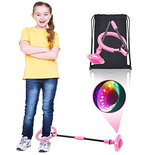 Jmarfiyo Skip It Ball, Foldable Ankle Skip Ball for Kids, Colorful...