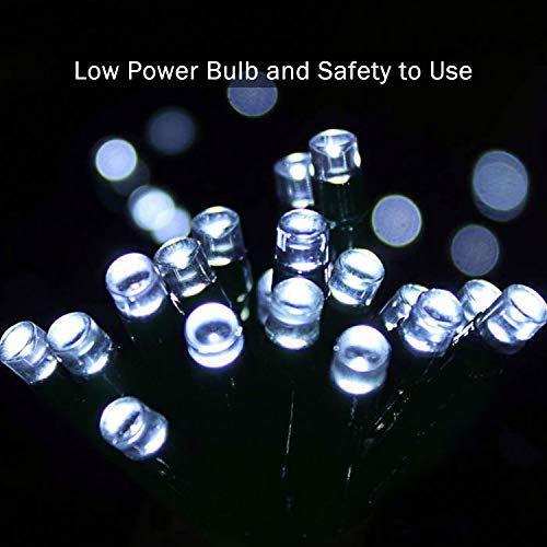 JMEXSUSS 2 Pack Solar String Light 200LED 75.5ft 8 Modes Solar Chr...