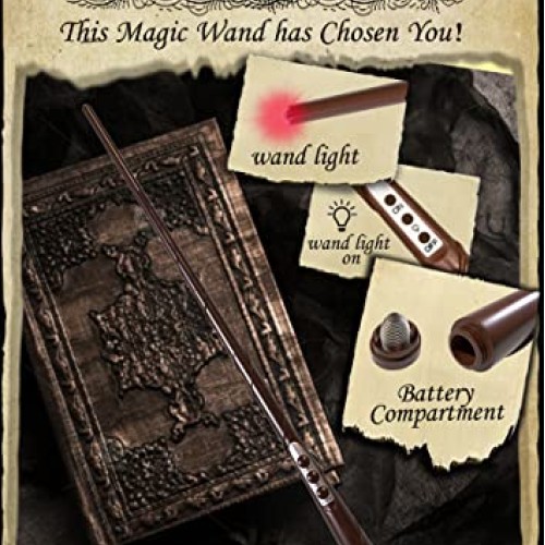 Floating Candles with Wand, 20 PCs Magic Hanging Candles, Flickeri...