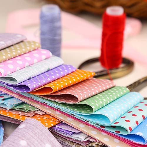 40 Pcs Jelly Roll Fabric, Roll Up Cotton Fabric Quilting Strips, J...