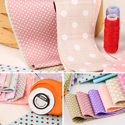 40 Pcs Jelly Roll Fabric, Roll Up Cotton Fabric Quilting Strips, J...