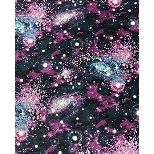 100% Cotton Fabric Sold by The Yard 1 Yard = 36 in. Length Galaxy...