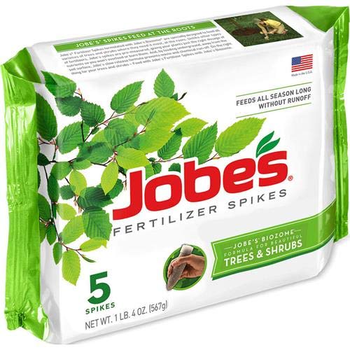Jobes 01000 1000 Tree Fertilizer Spikes 16-4-4, 5, natrual