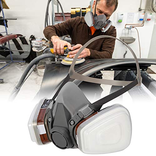 HAOX Large Half Facepiece Reusable Respirator 6200, Professional O...