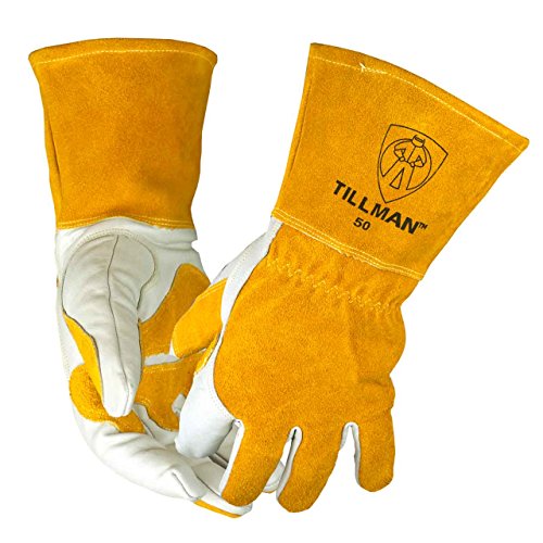 John Tillman and Co 50XL Top Grain Leather MIG Gloves with Split L...