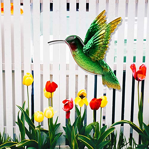 Johns Studio Metal Hummingbird Wall Decor Bathroom Glass Art Iron...