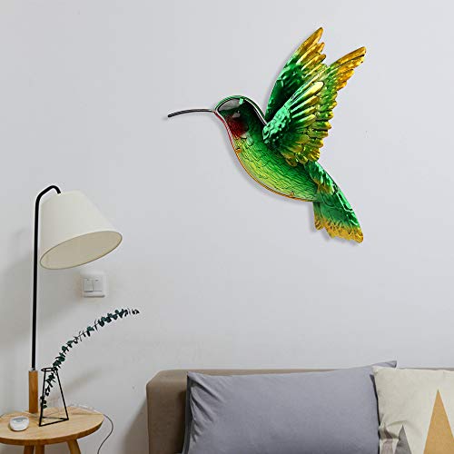 Johns Studio Metal Hummingbird Wall Decor Bathroom Glass Art Iron...
