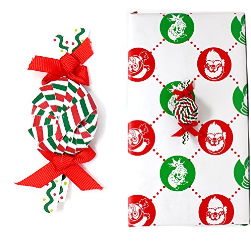 Joiedomi 18Pcs Christmas Ribbons; 90 Yard Grosgrain Satin Fabric R...