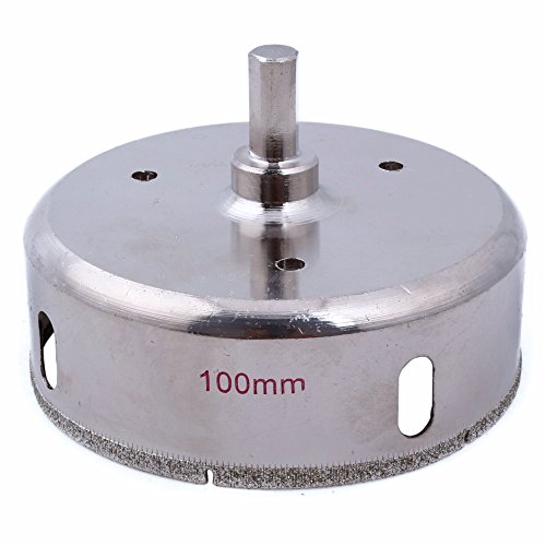 100mm 4 Diamond Hole Saws Drill Bit Masonry Drilling Tools for St...
