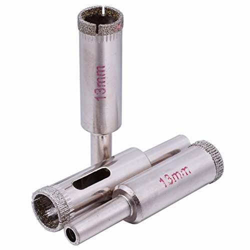 13mm 1/2 Diamond Hole Saw Drill Bit Coated Masonry Tools for Rock...