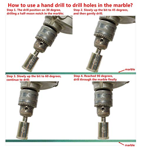 13mm 1/2 Diamond Hole Saw Drill Bit Coated Masonry Tools for Rock...