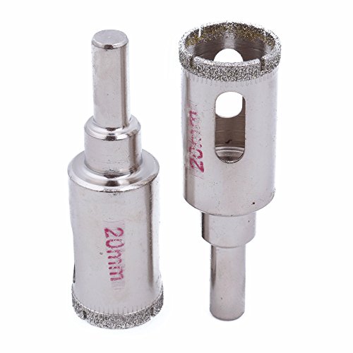2Pcs 20mm 3/4 inch Diamond Hole Saws Granite Drill Bits Masonry T...