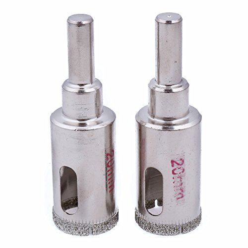 2Pcs 20mm 3/4 inch Diamond Hole Saws Granite Drill Bits Masonry T...