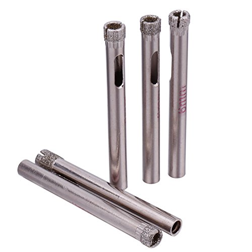 6mm 1/4 Diamond Hole Saw Drill Bit Coated Masonry Tools for Rocks...