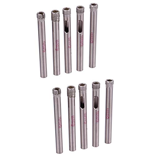 6mm 1/4 Diamond Hole Saw Drill Bit Coated Masonry Tools for Rocks...